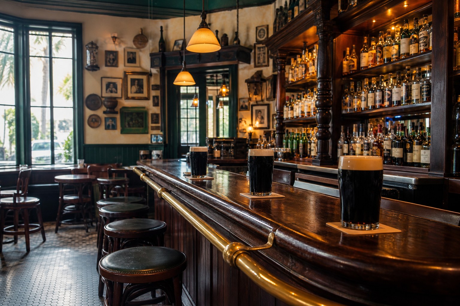 Inside Tim Finnegans Irish Pub